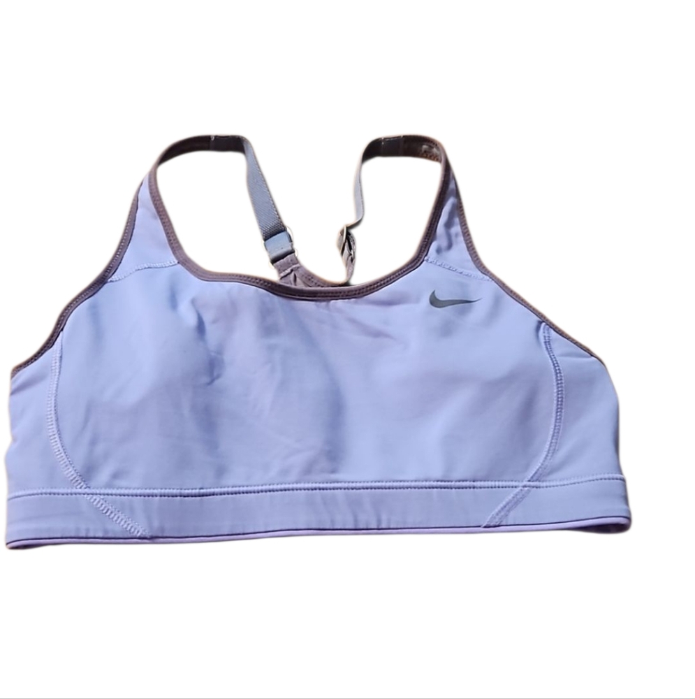 Nike Dri Fit purple Sports Bra Small